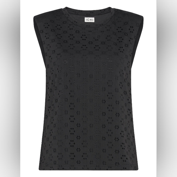 Ichi Ihnatalia Sleeveless Top Shirt Blouse S Cream - Picture 5 of 14